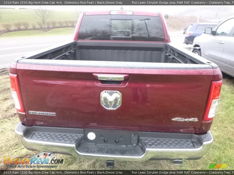 2019 Ram 1500 Big Horn Crew Cab 4x4 Delmonico Red Pearl / Black/Diesel Gray Photo #4