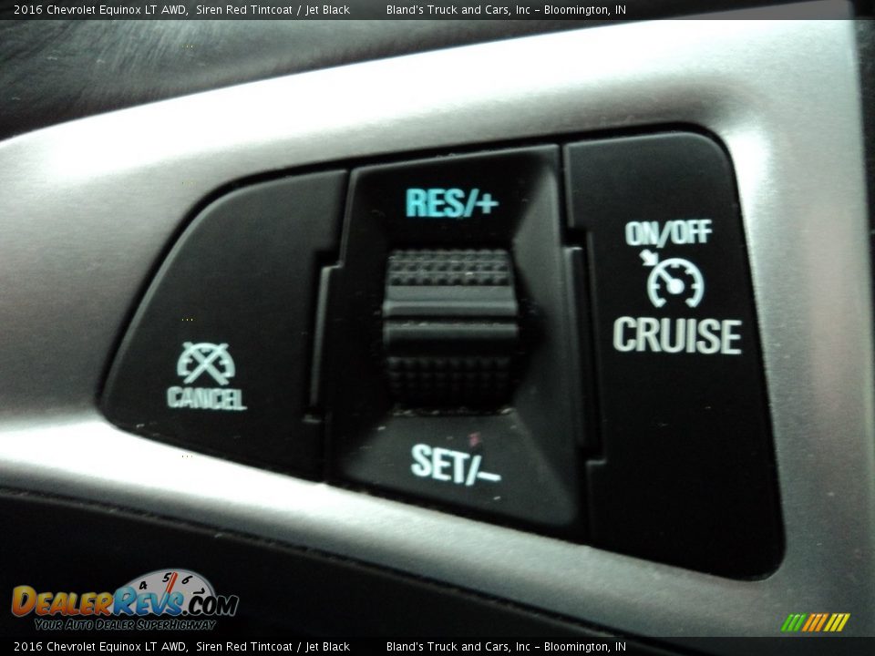 2016 Chevrolet Equinox LT AWD Siren Red Tintcoat / Jet Black Photo #15