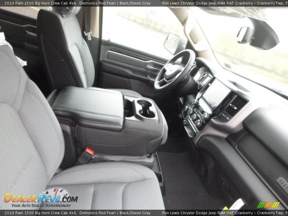 2019 Ram 1500 Big Horn Crew Cab 4x4 Delmonico Red Pearl / Black/Diesel Gray Photo #7