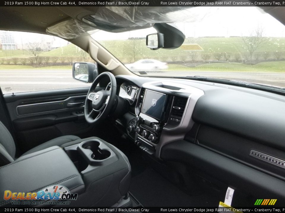 2019 Ram 1500 Big Horn Crew Cab 4x4 Delmonico Red Pearl / Black/Diesel Gray Photo #8