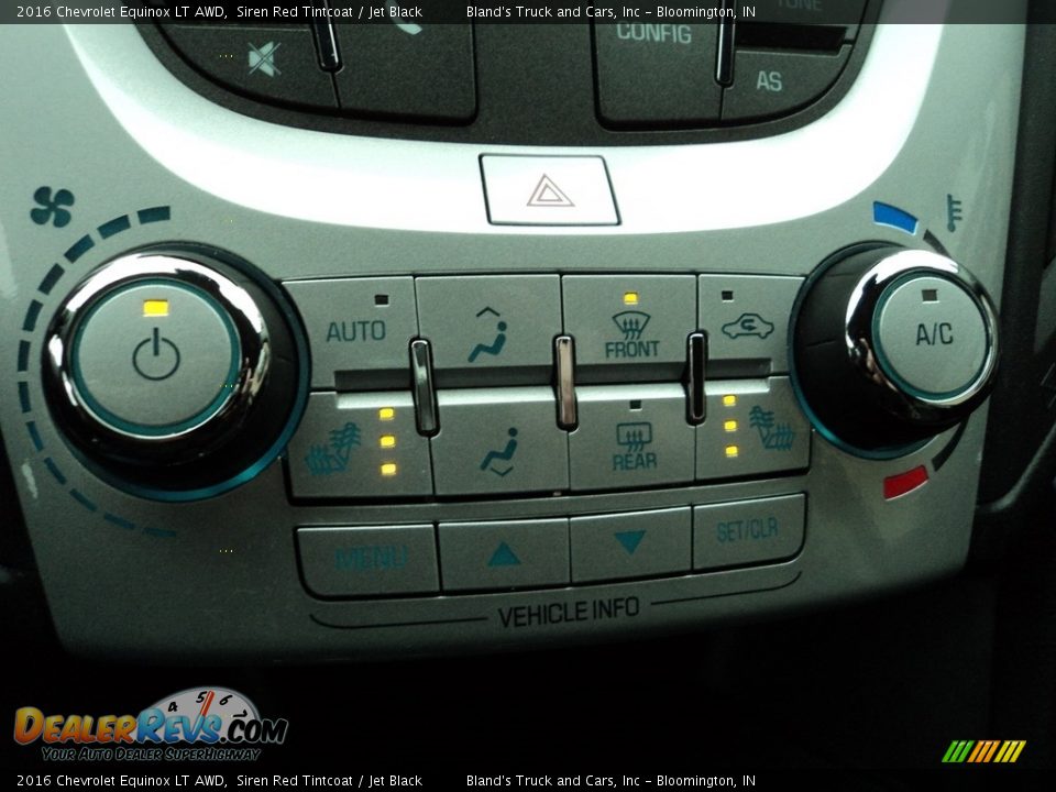 2016 Chevrolet Equinox LT AWD Siren Red Tintcoat / Jet Black Photo #20