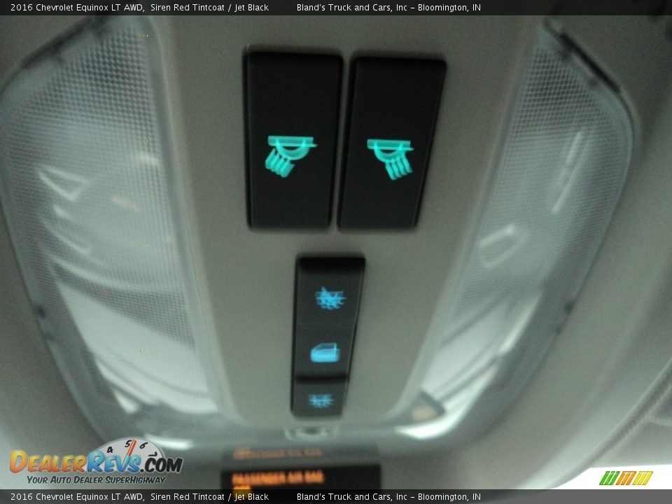 2016 Chevrolet Equinox LT AWD Siren Red Tintcoat / Jet Black Photo #23
