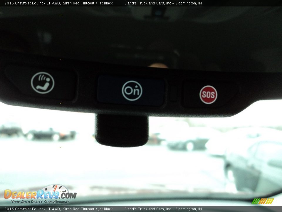 2016 Chevrolet Equinox LT AWD Siren Red Tintcoat / Jet Black Photo #24