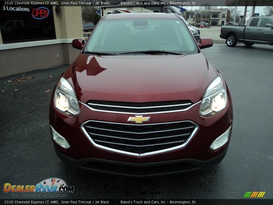 2016 Chevrolet Equinox LT AWD Siren Red Tintcoat / Jet Black Photo #25