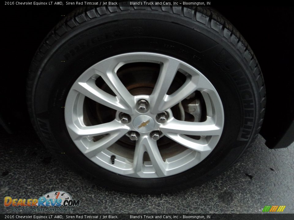 2016 Chevrolet Equinox LT AWD Siren Red Tintcoat / Jet Black Photo #26