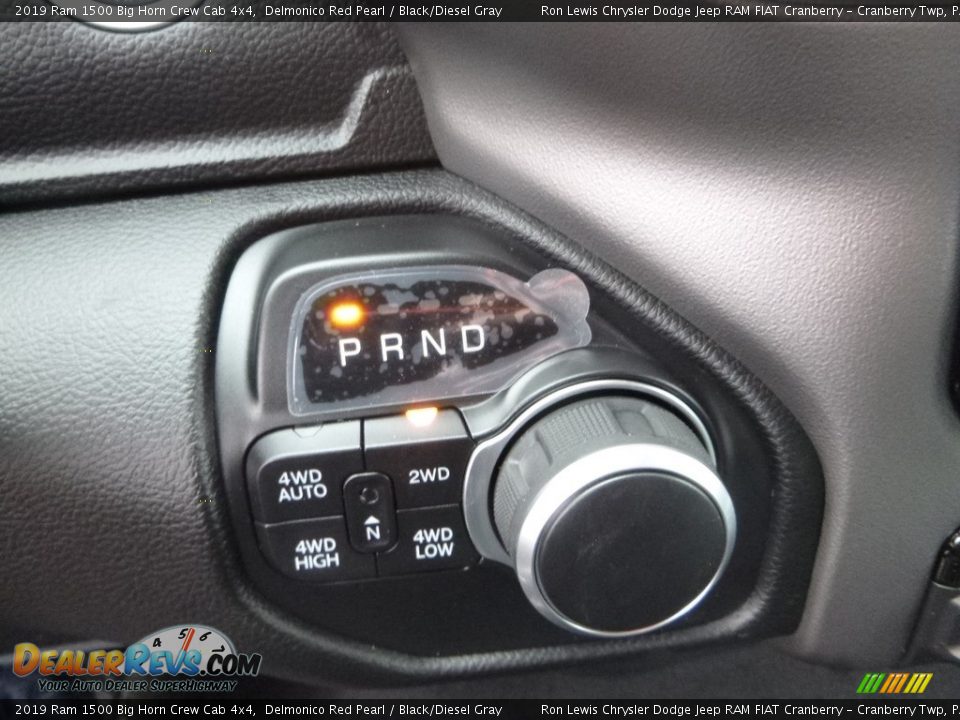 2019 Ram 1500 Big Horn Crew Cab 4x4 Delmonico Red Pearl / Black/Diesel Gray Photo #16