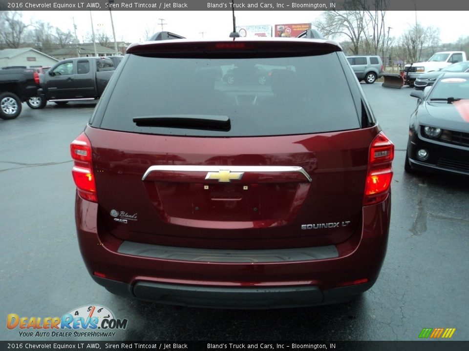 2016 Chevrolet Equinox LT AWD Siren Red Tintcoat / Jet Black Photo #27