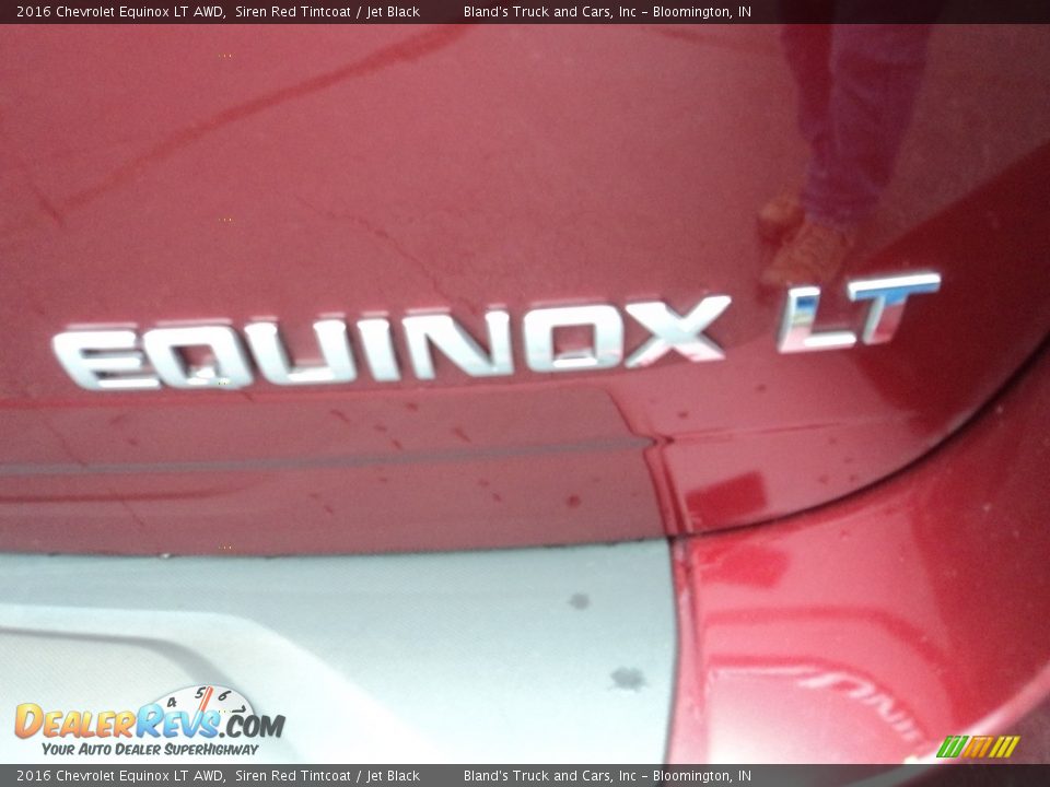 2016 Chevrolet Equinox LT AWD Siren Red Tintcoat / Jet Black Photo #28