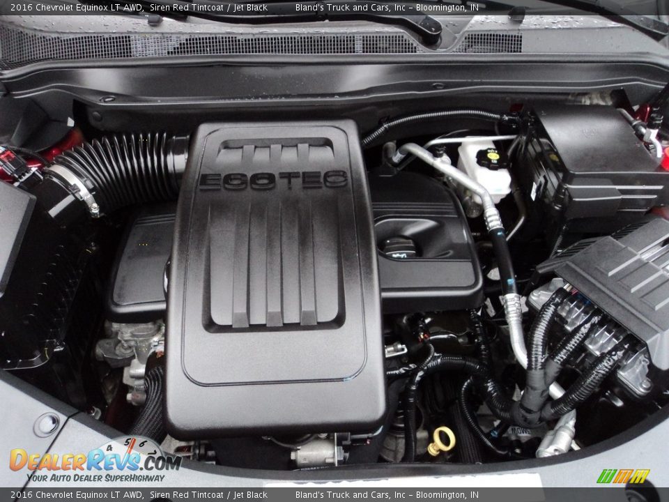 2016 Chevrolet Equinox LT AWD Siren Red Tintcoat / Jet Black Photo #30