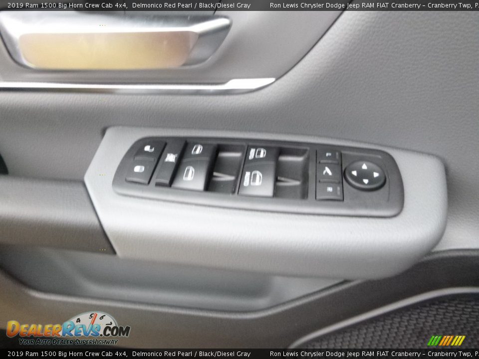 2019 Ram 1500 Big Horn Crew Cab 4x4 Delmonico Red Pearl / Black/Diesel Gray Photo #20