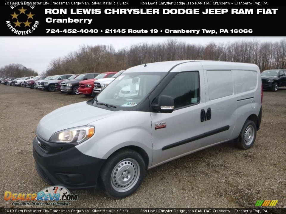 2019 Ram ProMaster City Tradesman Cargo Van Silver Metallic / Black Photo #1