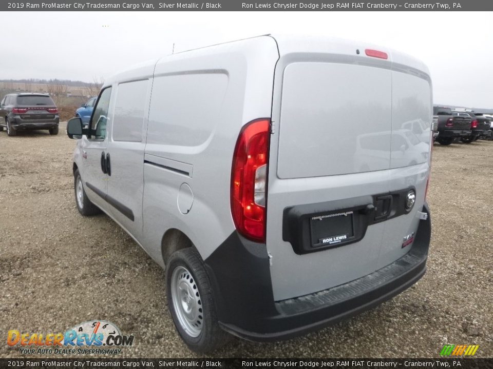 2019 Ram ProMaster City Tradesman Cargo Van Silver Metallic / Black Photo #3