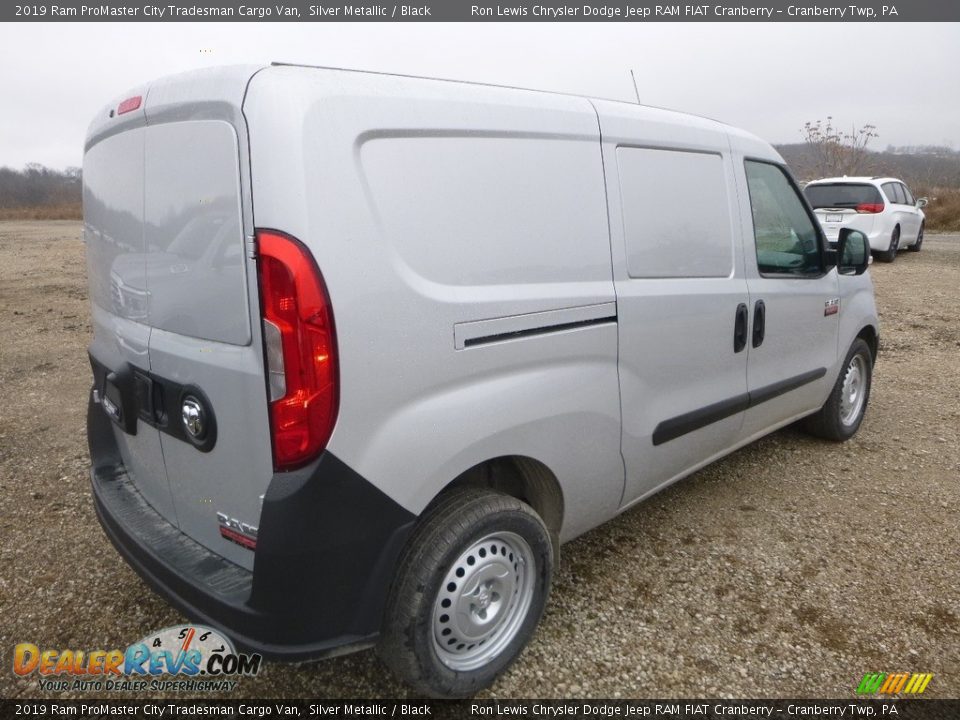 2019 Ram ProMaster City Tradesman Cargo Van Silver Metallic / Black Photo #6