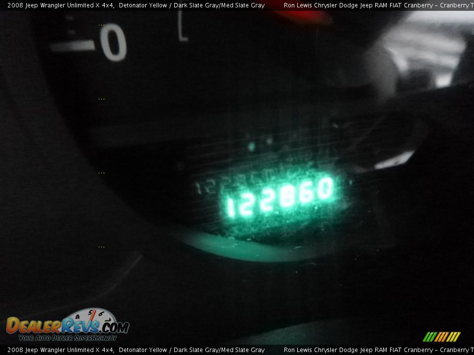 2008 Jeep Wrangler Unlimited X 4x4 Detonator Yellow / Dark Slate Gray/Med Slate Gray Photo #20