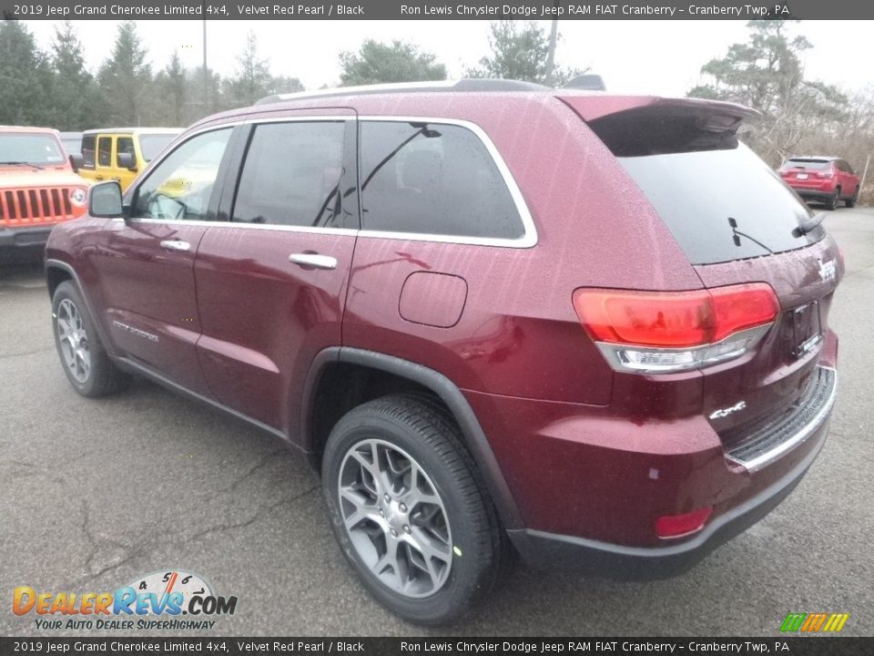 2019 Jeep Grand Cherokee Limited 4x4 Velvet Red Pearl / Black Photo #4