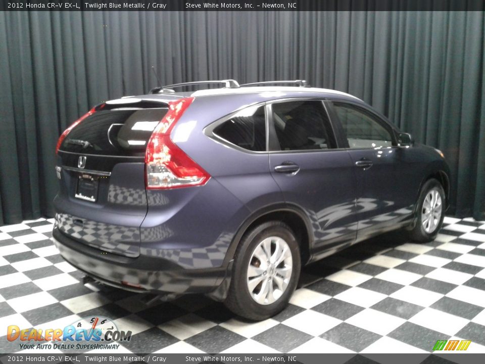 2012 Honda CR-V EX-L Twilight Blue Metallic / Gray Photo #6
