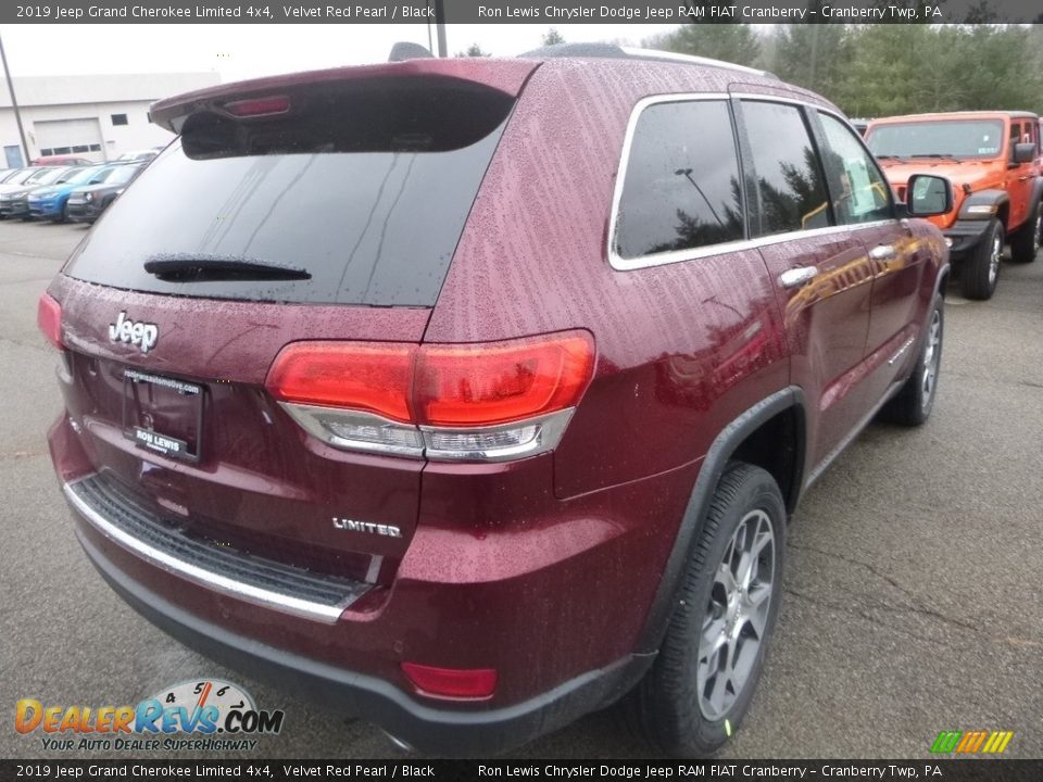 2019 Jeep Grand Cherokee Limited 4x4 Velvet Red Pearl / Black Photo #6