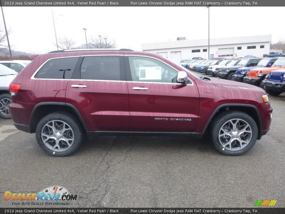 2019 Jeep Grand Cherokee Limited 4x4 Velvet Red Pearl / Black Photo #7