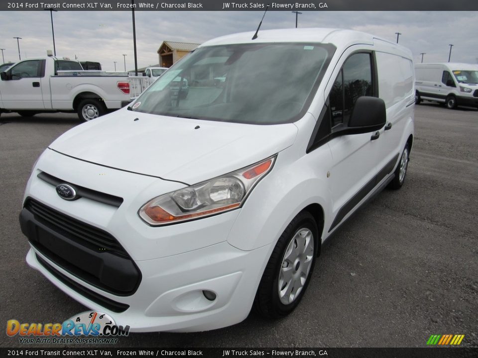 2014 Ford Transit Connect XLT Van Frozen White / Charcoal Black Photo #1