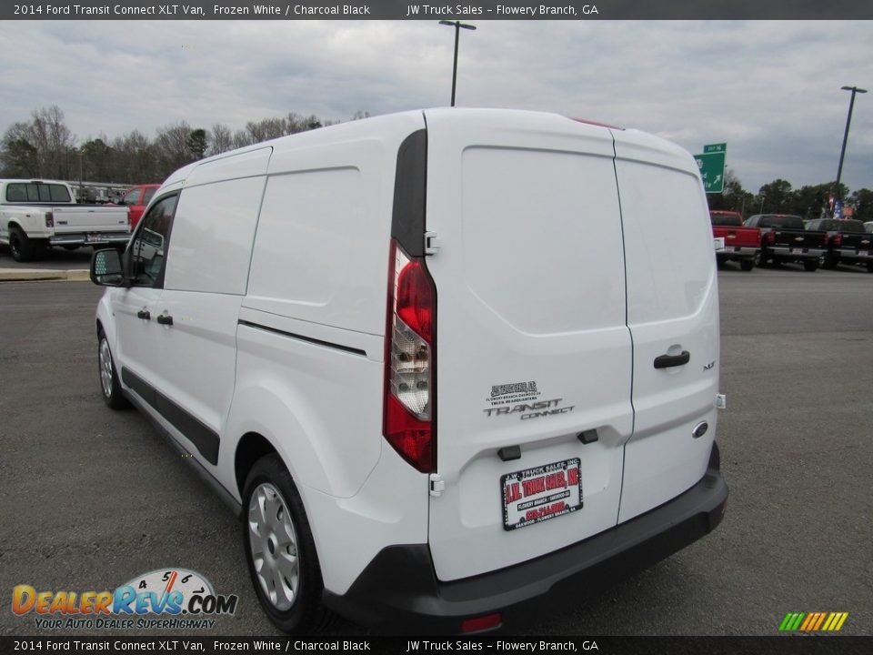 2014 Ford Transit Connect XLT Van Frozen White / Charcoal Black Photo #3