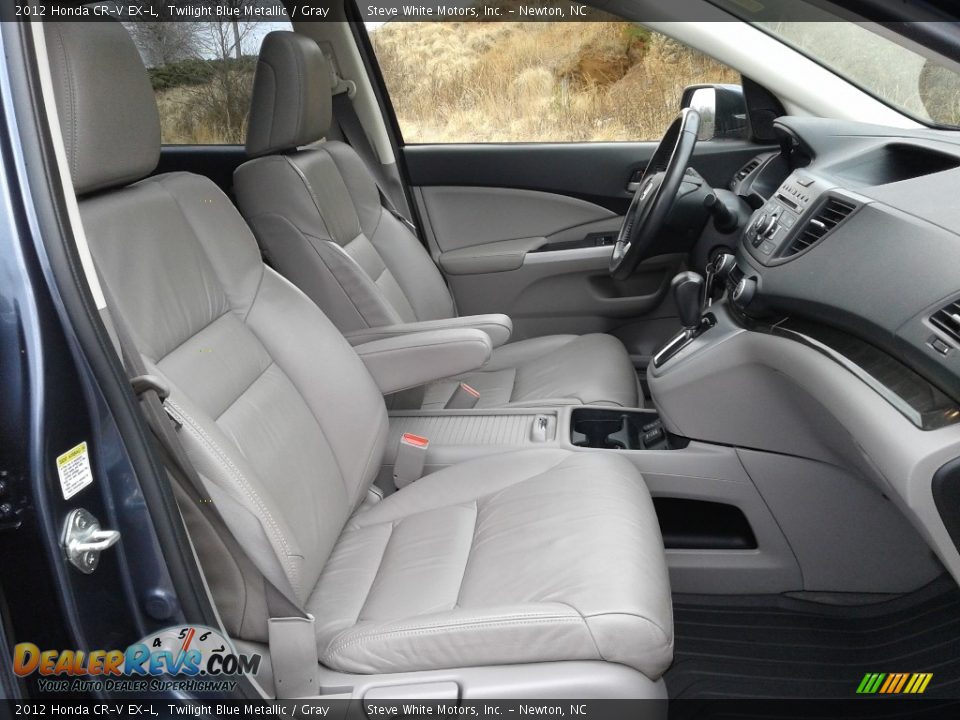 2012 Honda CR-V EX-L Twilight Blue Metallic / Gray Photo #14