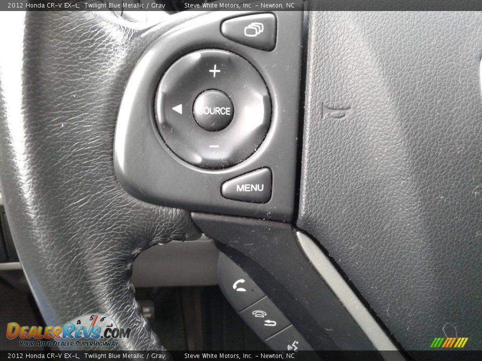 2012 Honda CR-V EX-L Twilight Blue Metallic / Gray Photo #15