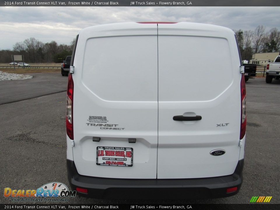 2014 Ford Transit Connect XLT Van Frozen White / Charcoal Black Photo #4