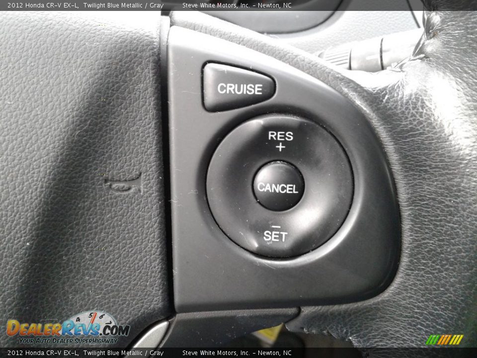 2012 Honda CR-V EX-L Twilight Blue Metallic / Gray Photo #16