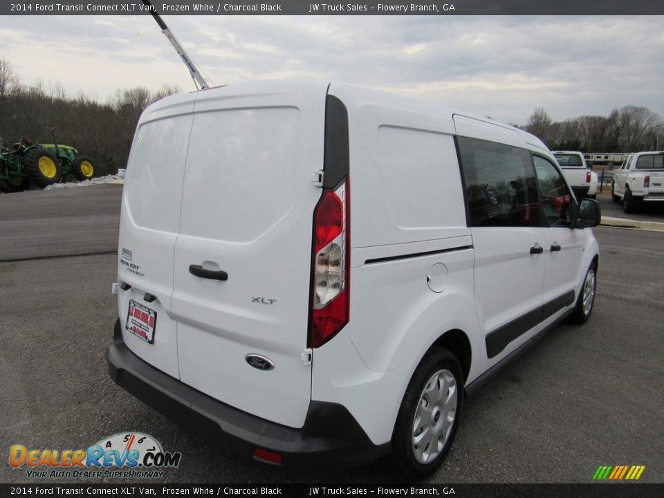 2014 Ford Transit Connect XLT Van Frozen White / Charcoal Black Photo #5