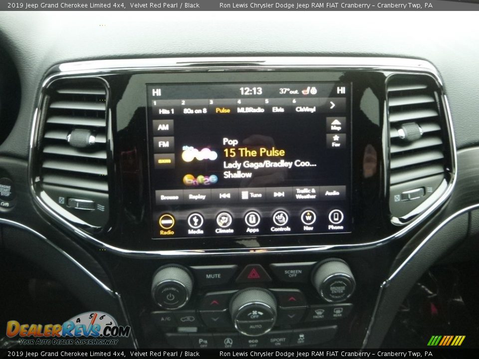 2019 Jeep Grand Cherokee Limited 4x4 Velvet Red Pearl / Black Photo #17