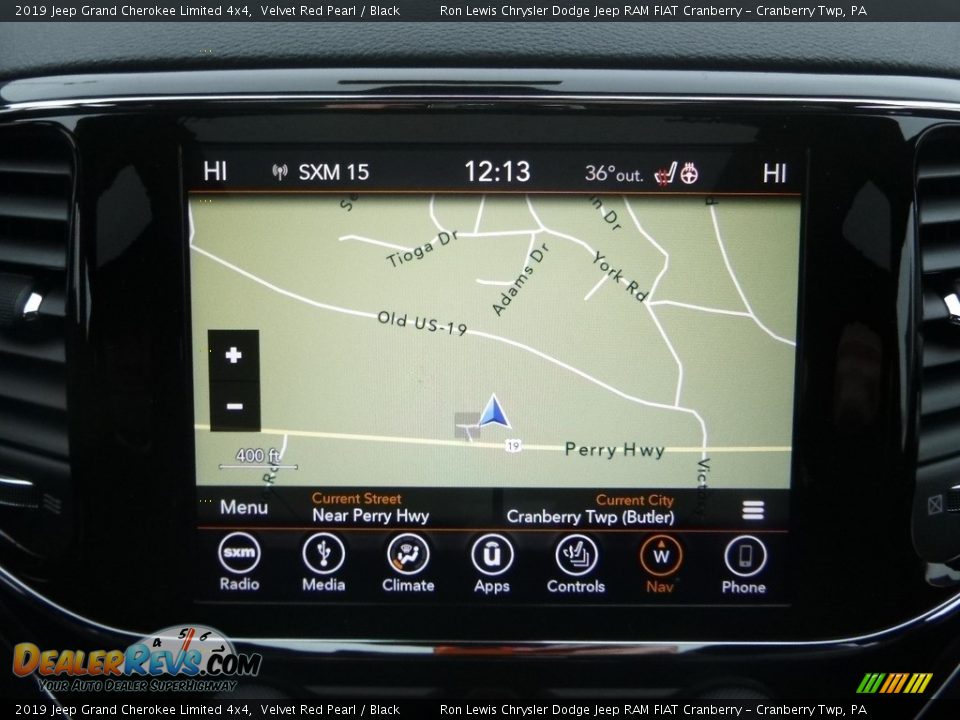 2019 Jeep Grand Cherokee Limited 4x4 Velvet Red Pearl / Black Photo #18