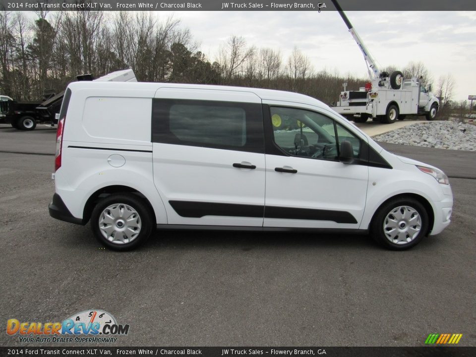 2014 Ford Transit Connect XLT Van Frozen White / Charcoal Black Photo #6