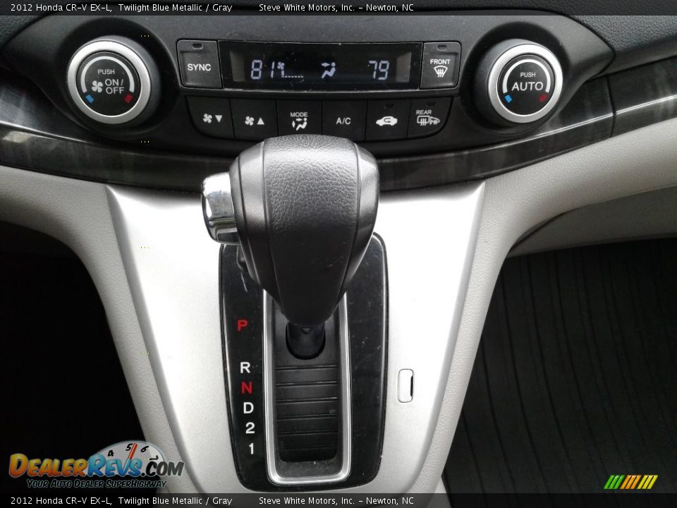 2012 Honda CR-V EX-L Twilight Blue Metallic / Gray Photo #22