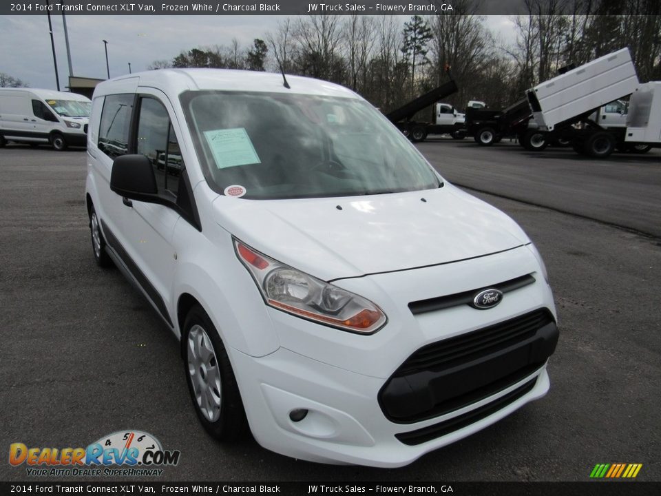 2014 Ford Transit Connect XLT Van Frozen White / Charcoal Black Photo #7