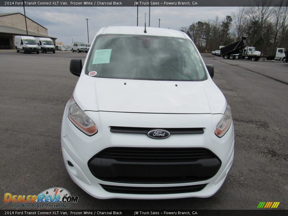 2014 Ford Transit Connect XLT Van Frozen White / Charcoal Black Photo #8