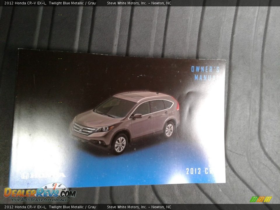 2012 Honda CR-V EX-L Twilight Blue Metallic / Gray Photo #35
