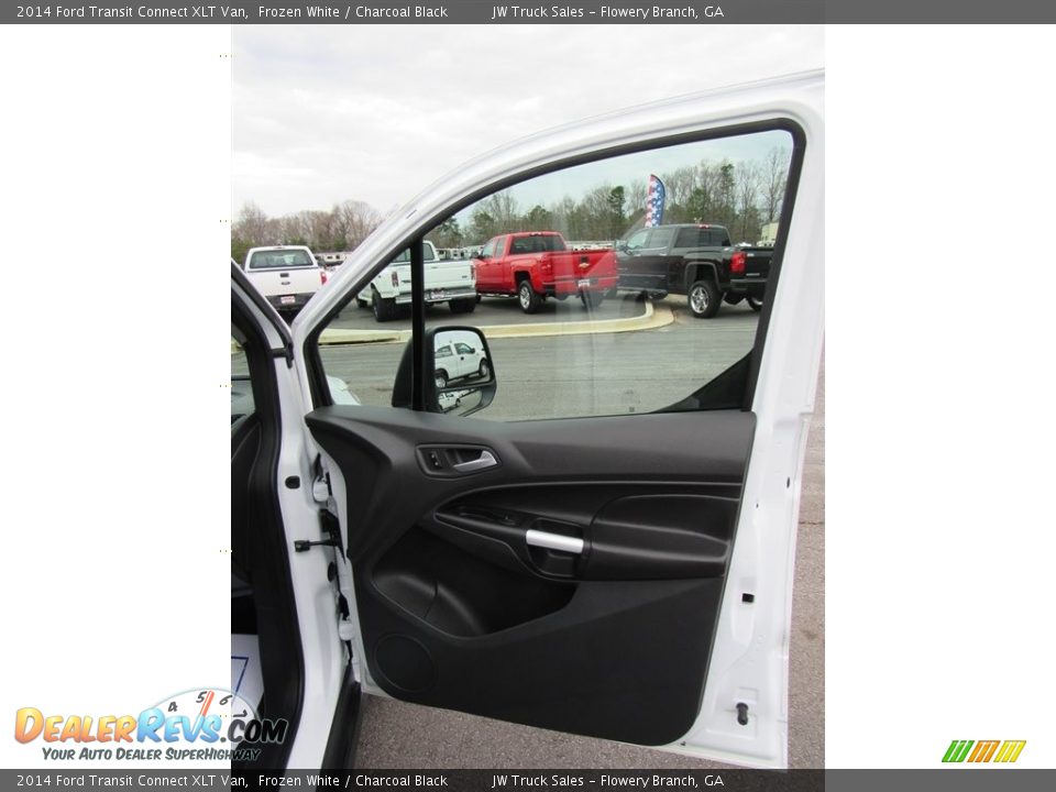 2014 Ford Transit Connect XLT Van Frozen White / Charcoal Black Photo #15