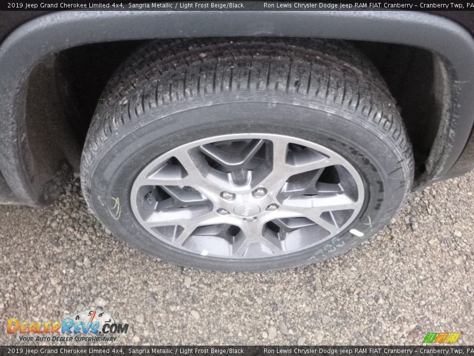 2019 Jeep Grand Cherokee Limited 4x4 Sangria Metallic / Light Frost Beige/Black Photo #9