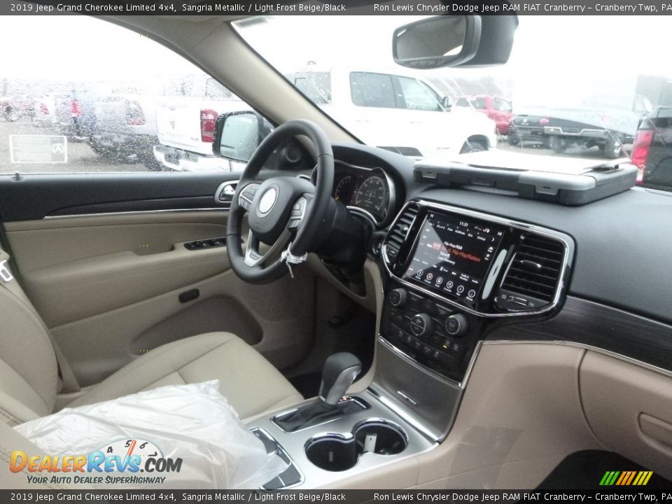 2019 Jeep Grand Cherokee Limited 4x4 Sangria Metallic / Light Frost Beige/Black Photo #11