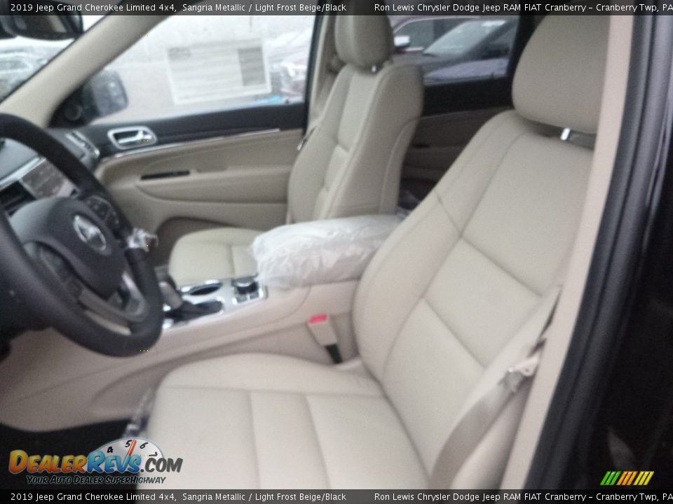 2019 Jeep Grand Cherokee Limited 4x4 Sangria Metallic / Light Frost Beige/Black Photo #15