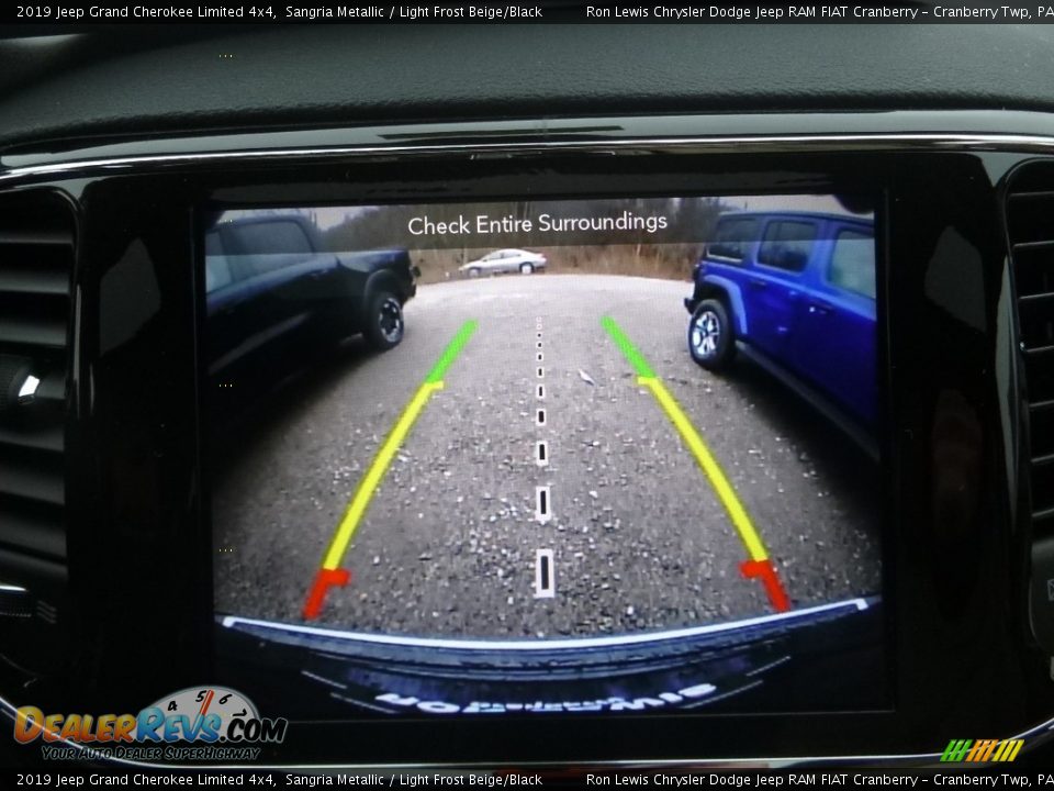 2019 Jeep Grand Cherokee Limited 4x4 Sangria Metallic / Light Frost Beige/Black Photo #18