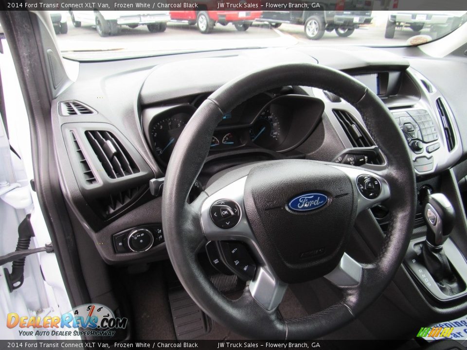 2014 Ford Transit Connect XLT Van Frozen White / Charcoal Black Photo #25