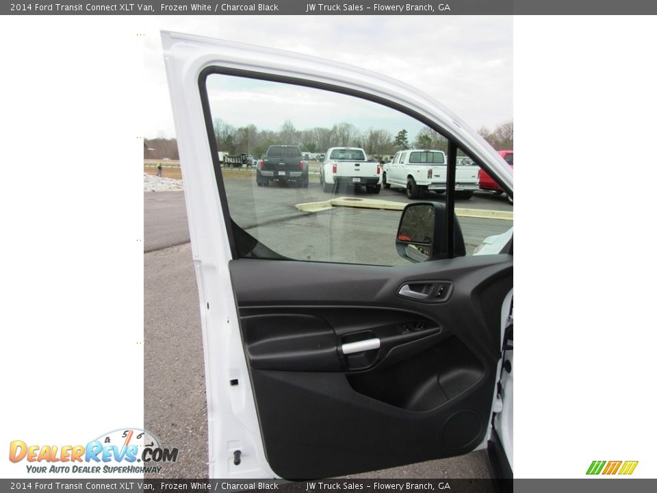 2014 Ford Transit Connect XLT Van Frozen White / Charcoal Black Photo #28
