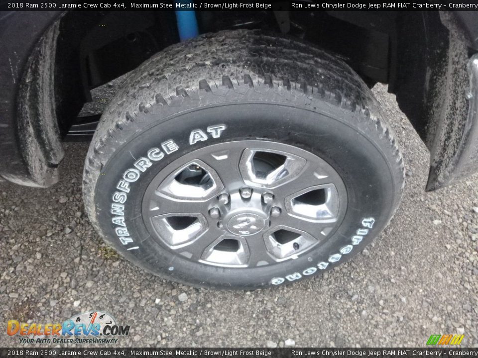 2018 Ram 2500 Laramie Crew Cab 4x4 Maximum Steel Metallic / Brown/Light Frost Beige Photo #9