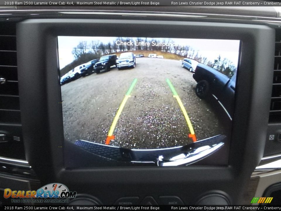2018 Ram 2500 Laramie Crew Cab 4x4 Maximum Steel Metallic / Brown/Light Frost Beige Photo #18