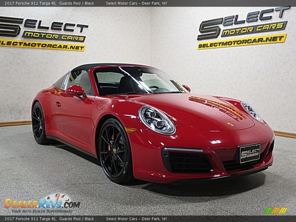 2017 Porsche 911 Targa 4S Guards Red / Black Photo #3