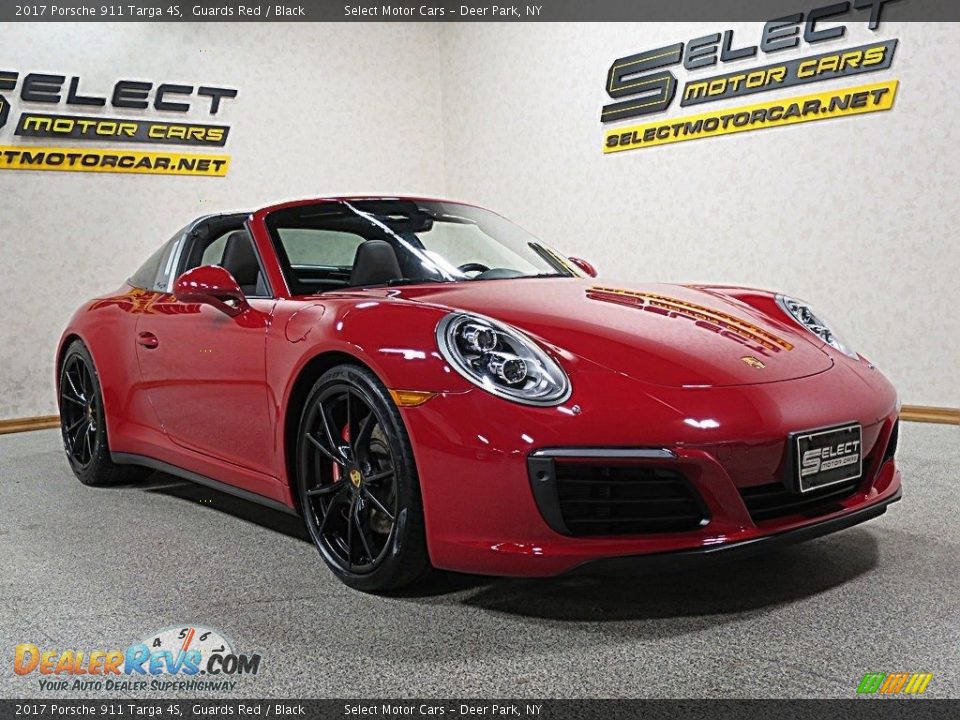 2017 Porsche 911 Targa 4S Guards Red / Black Photo #4