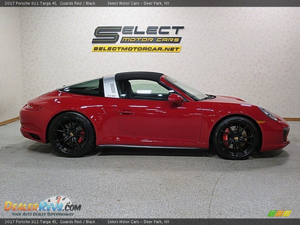 2017 Porsche 911 Targa 4S Guards Red / Black Photo #5
