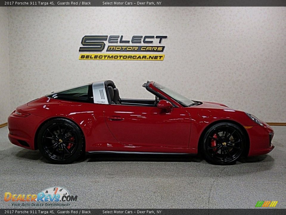 2017 Porsche 911 Targa 4S Guards Red / Black Photo #6