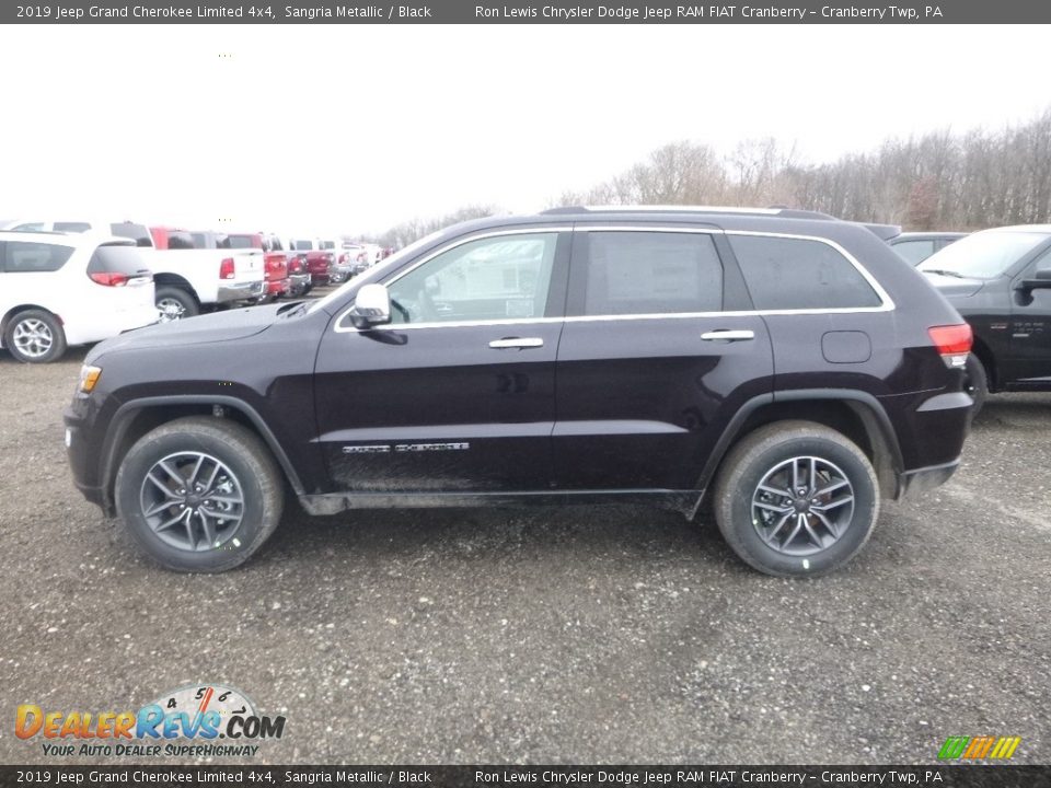 2019 Jeep Grand Cherokee Limited 4x4 Sangria Metallic / Black Photo #3